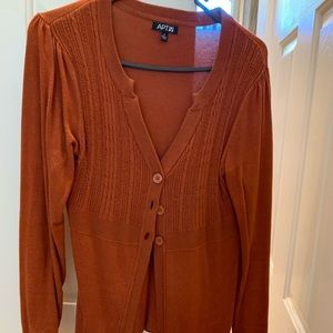 Knit 3-button cardigan